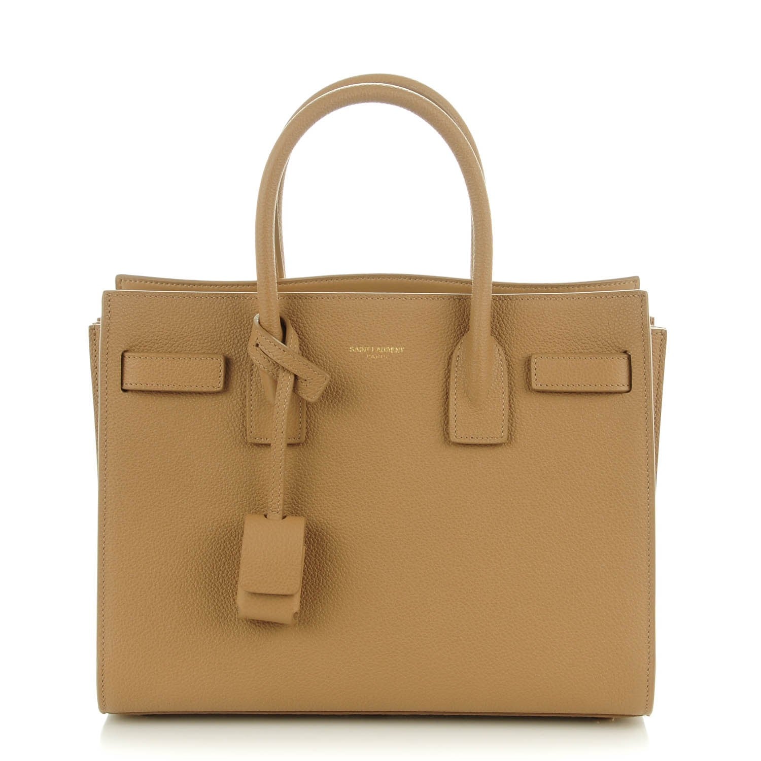 Saint Laurent Grained Calfskin Baby Sac De Jour Deep Beige 1 of 7