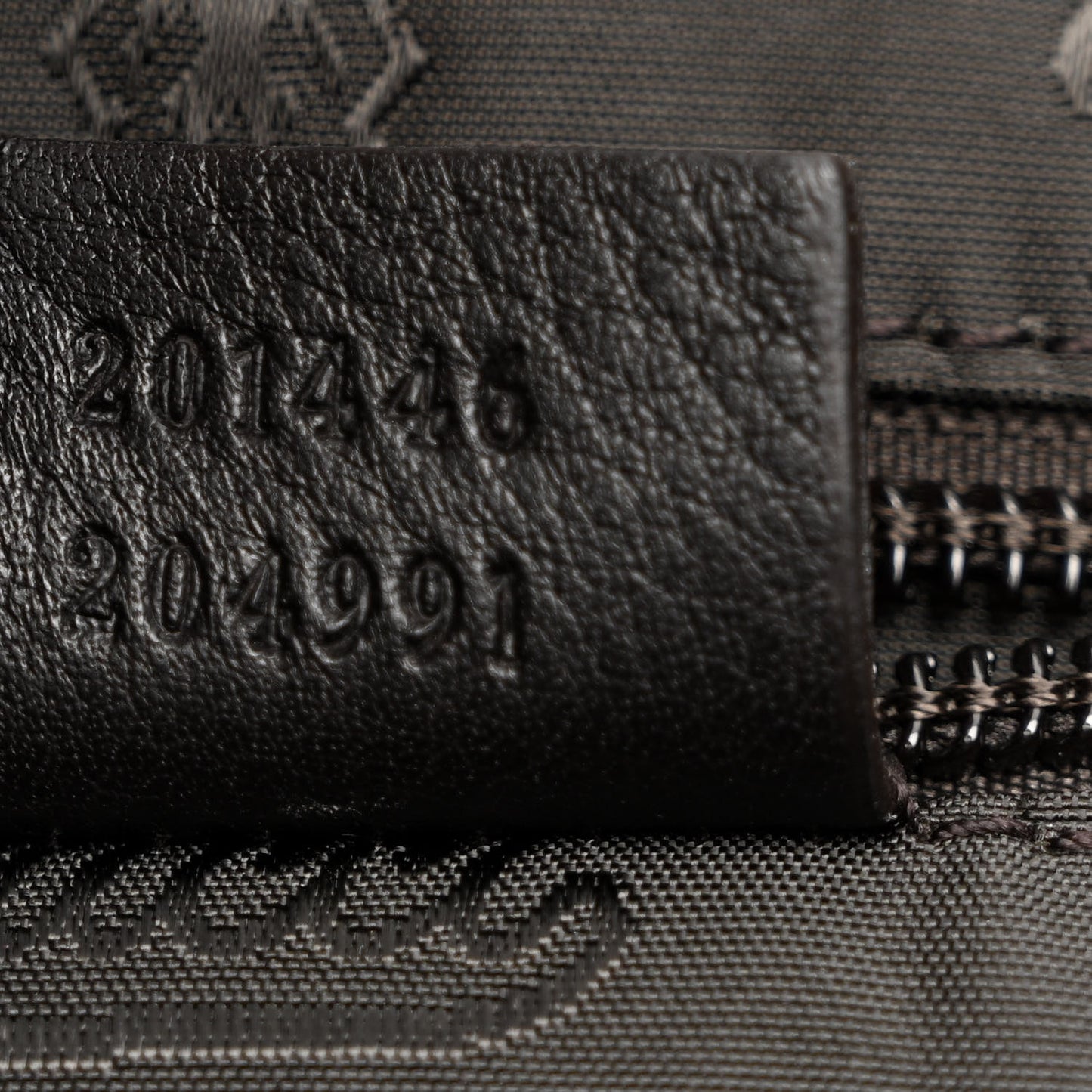 Guccissima Medium Flat Messenger Bag Dark Brown