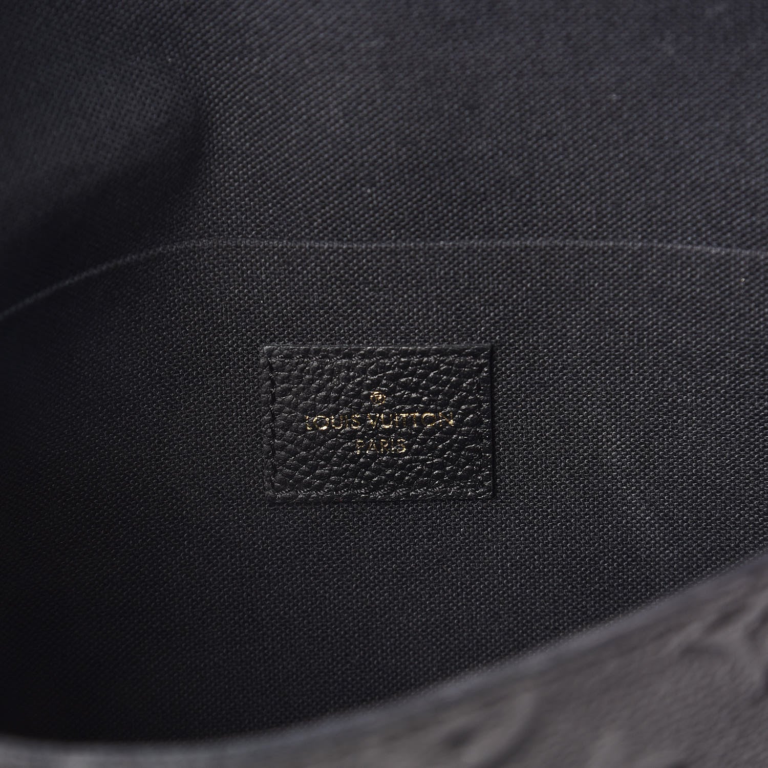 Louis Vuitton Empreinte Pochette Felicie Chain Wallet Black 7 of 10