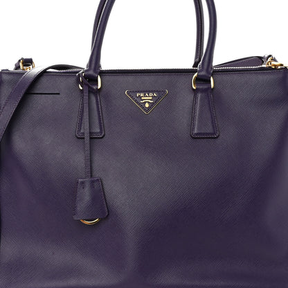 Prada Saffiano Lux Large Galleria Double Zip Tote Uva 10 of 16
