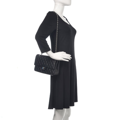 Chanel Caviar Quilted Medium Double Flap Black 2 of 10