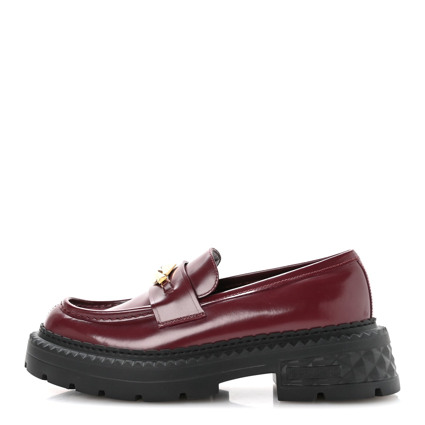 Box Calfskin Marlow Loafers 39 Burgundy