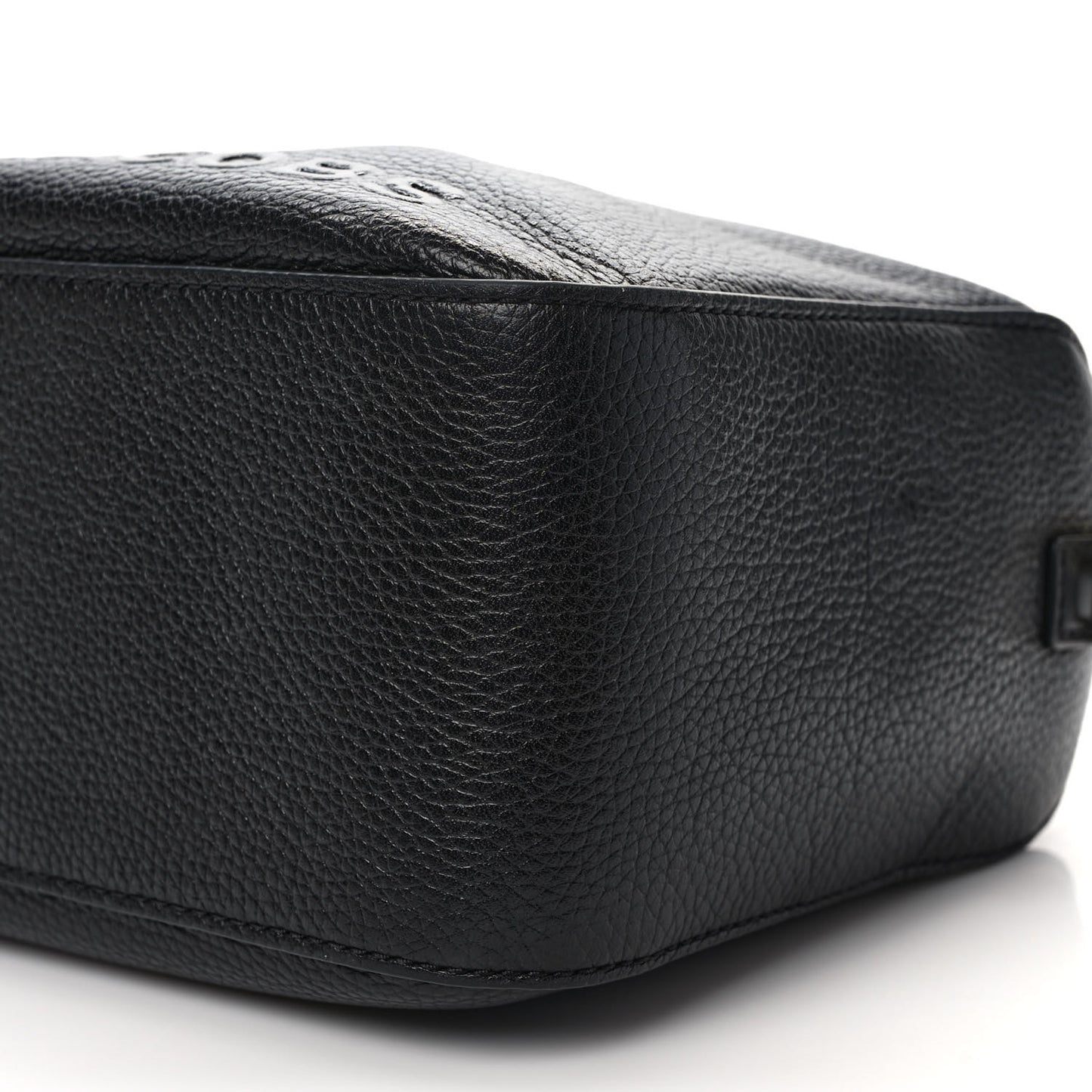 Calfskin Soft Box 23 Shoulder Bag Black
