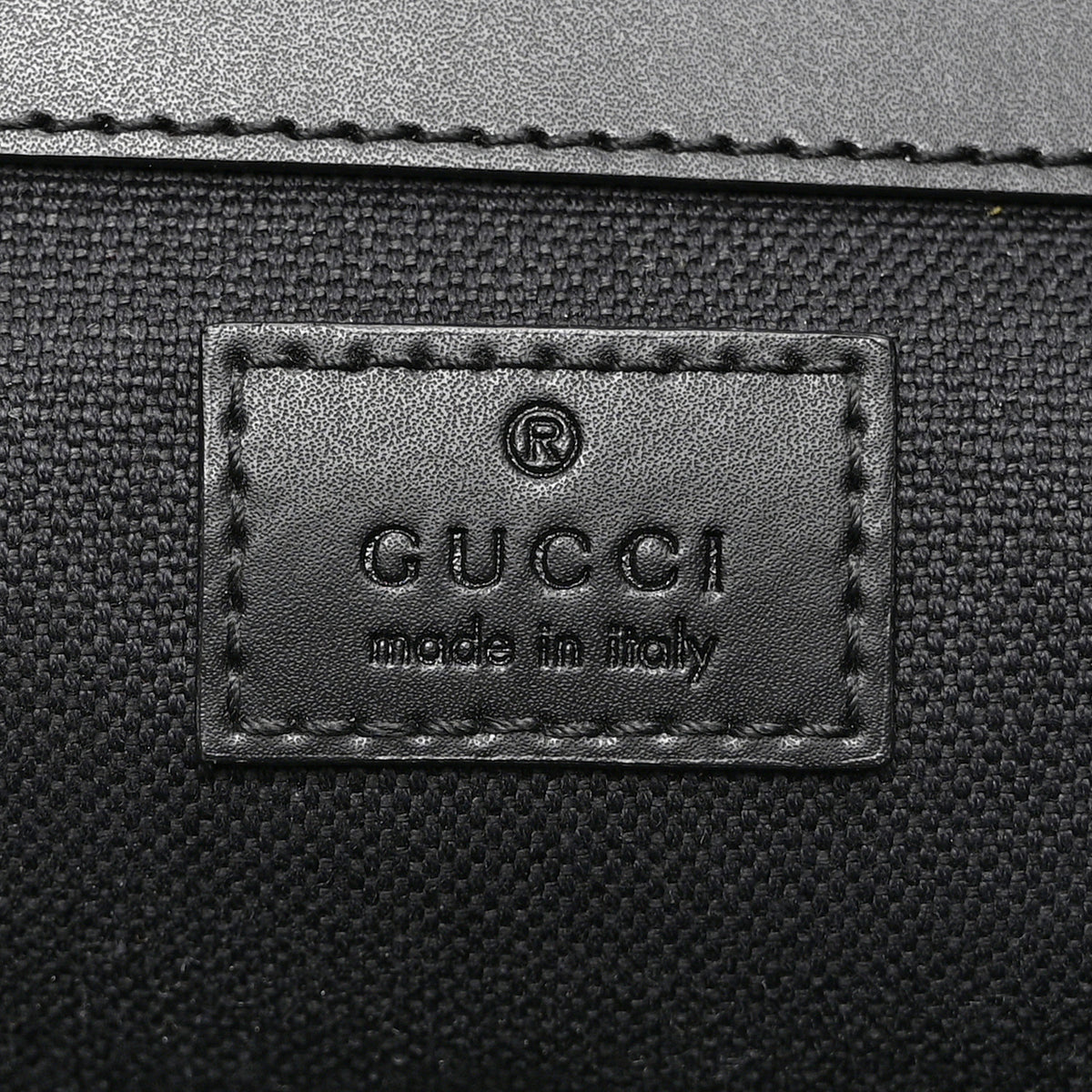 Gucci Soft GG Supreme Monogram Calfskin Web Double Buckle Backpack Black 6 of 11