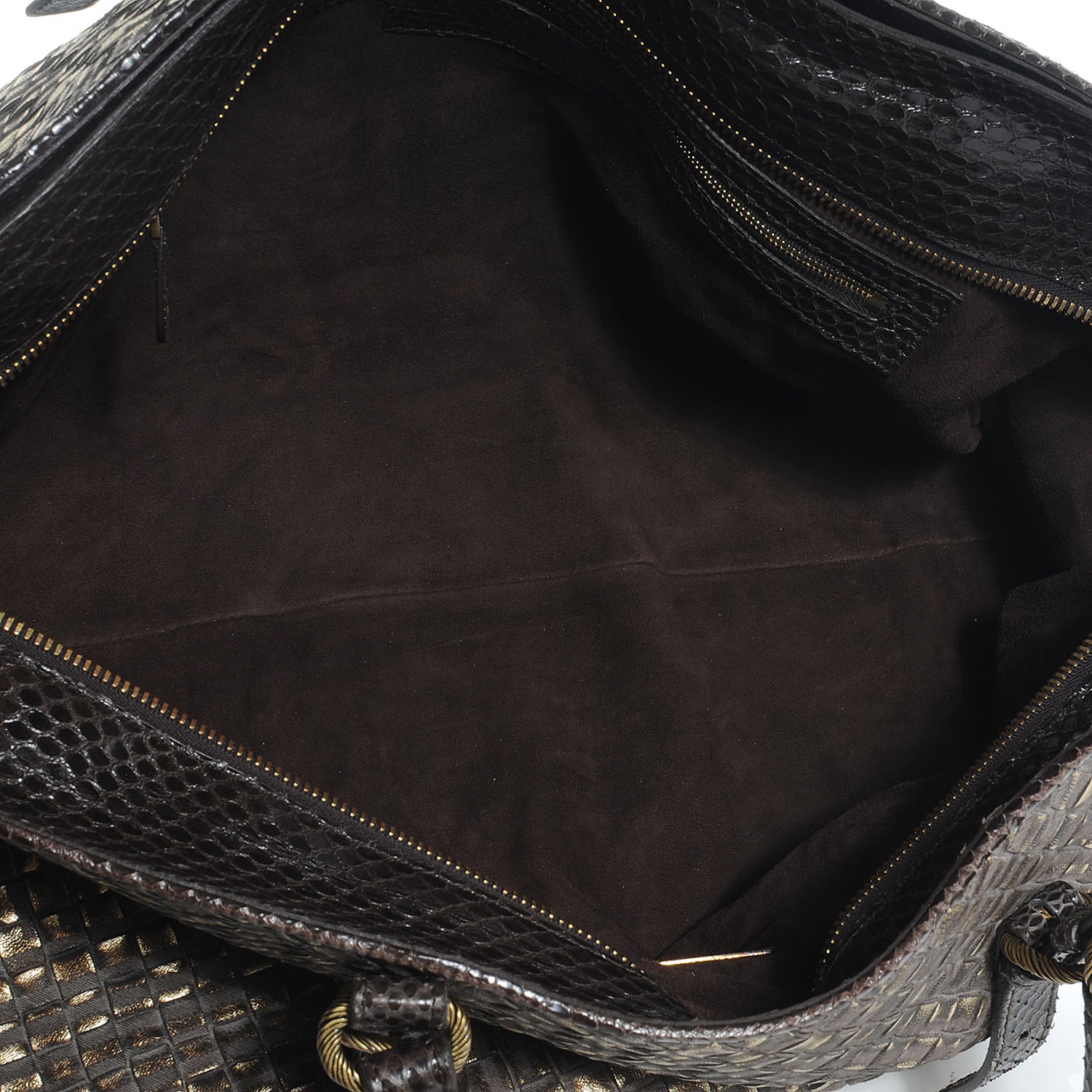 Bottega Veneta Intrecciato Snakeskin Burnished 5 of 8