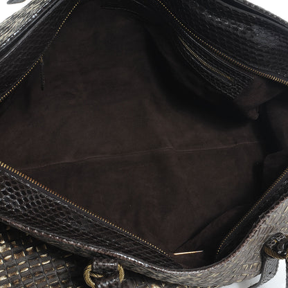 Bottega Veneta Intrecciato Snakeskin Burnished 5 of 8