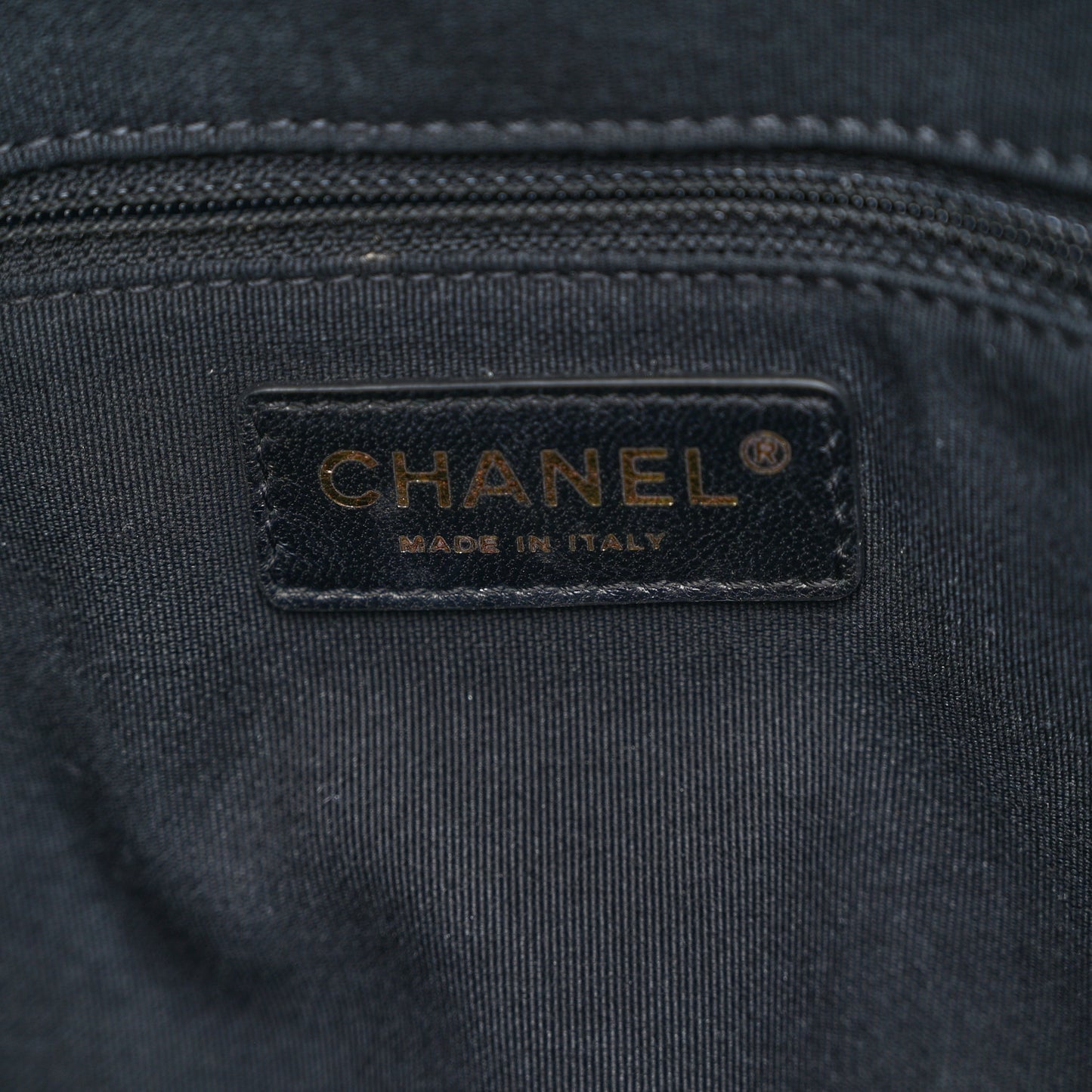 Washed Denim Quilted Bowling Bag Light Grey