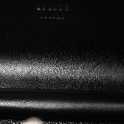 Alexander McQueen Silk Shell Embroidered Skull Box Clutch Black 8 of 9