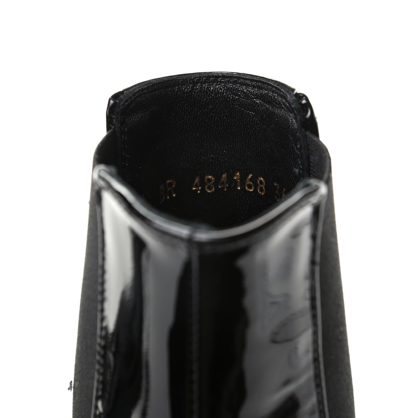 Metallic Calfskin Quilted Medium Boy Flap Black