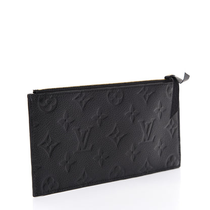 Louis Vuitton Empreinte Felicie Chain Wallet Zippered Insert Black 2 of 9