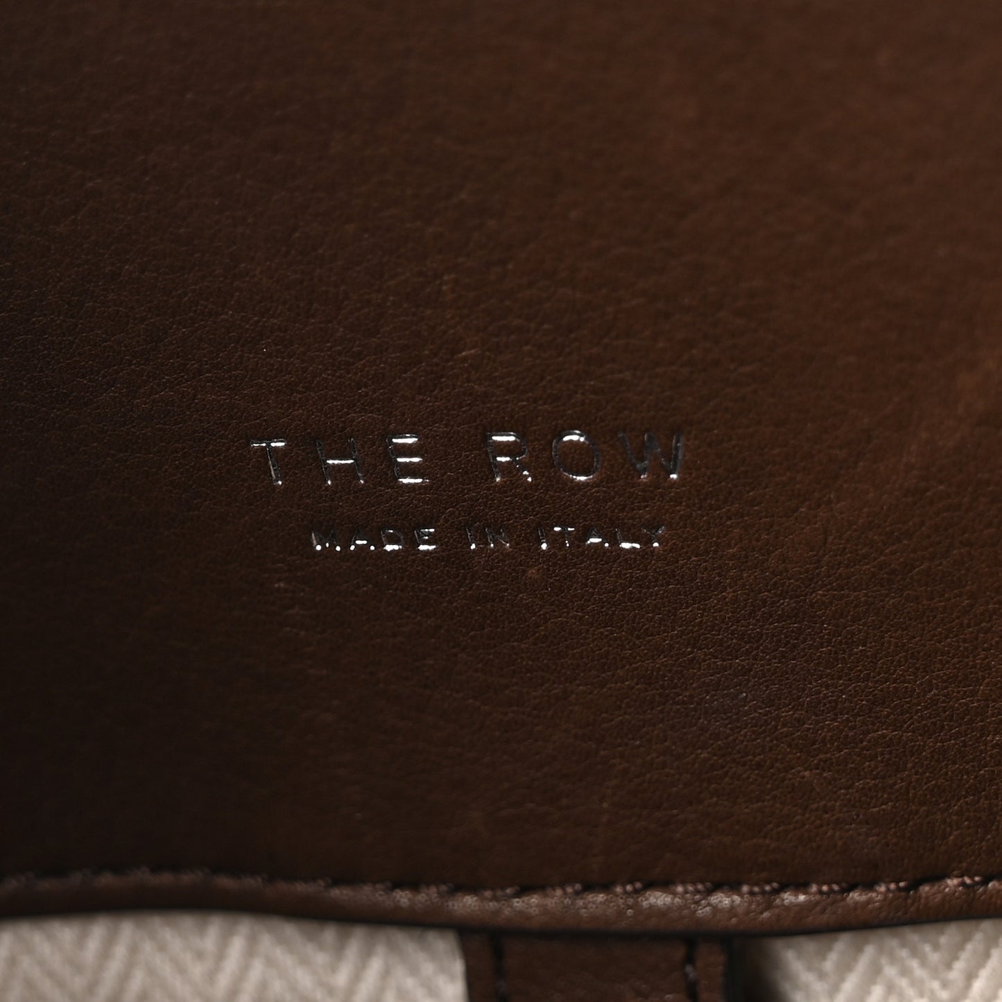 Polished Saddle Calfskin Soft Margaux 17 Dark Brown