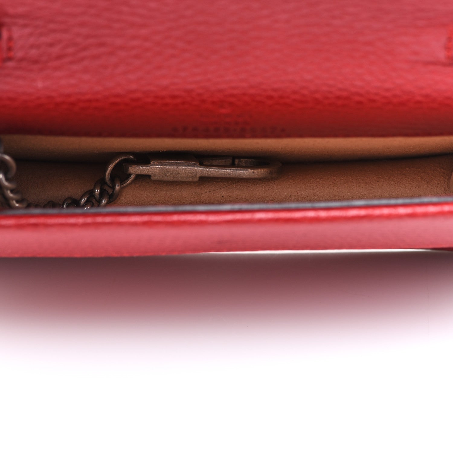 Gucci Calfskin Super Mini Dionysus Shoulder Bag Hibiscus Red 5 of 6