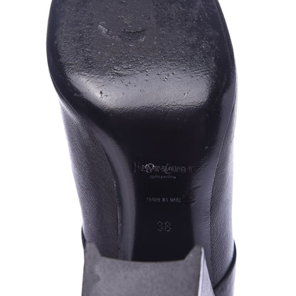 Saint Laurent Knee High Boots 38 Black 7 of 9