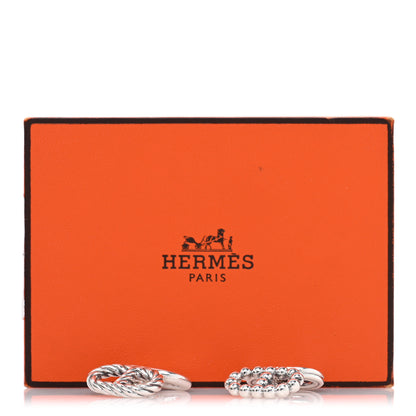 Hermes Sterling Silver Chaine d'Ancre Alea II Cufflinks 4 of 4