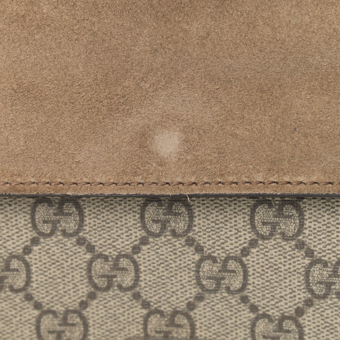 GG Supreme Monogram Mini Dionysus Shoulder Bag Taupe