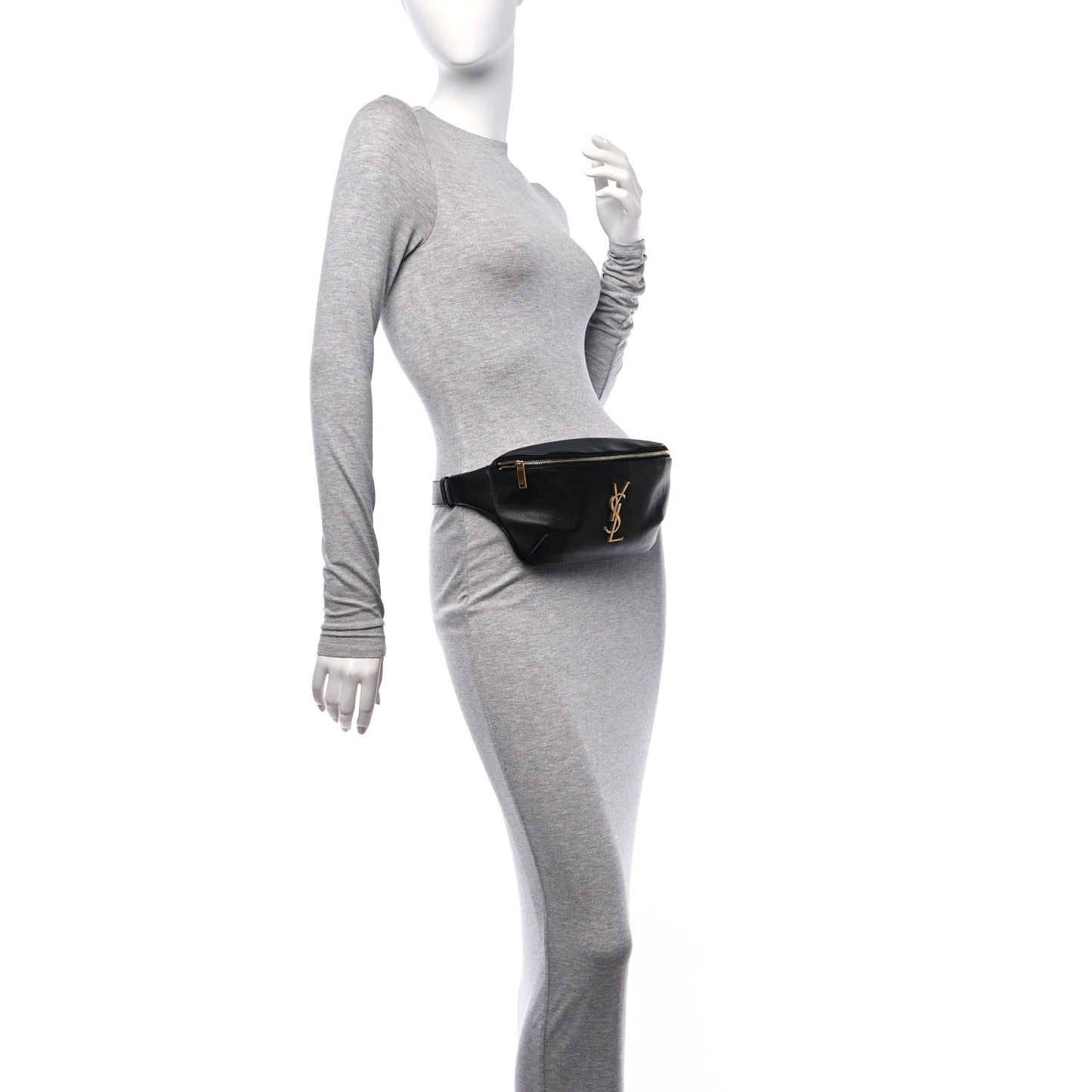 Grain De Poudre Monogram Belt Bag Black