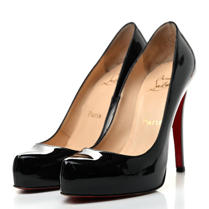 Christian Louboutin Patent Rolando 120 Pumps 37.5 Black 3 of 8