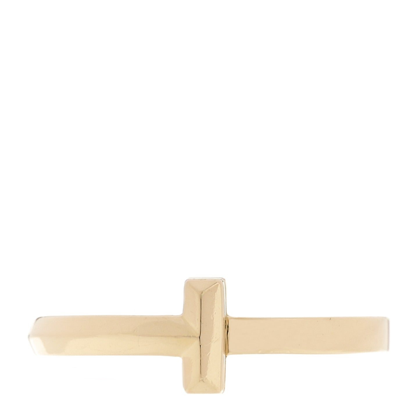 18K Yellow Gold T T1 Ring 61 9.5