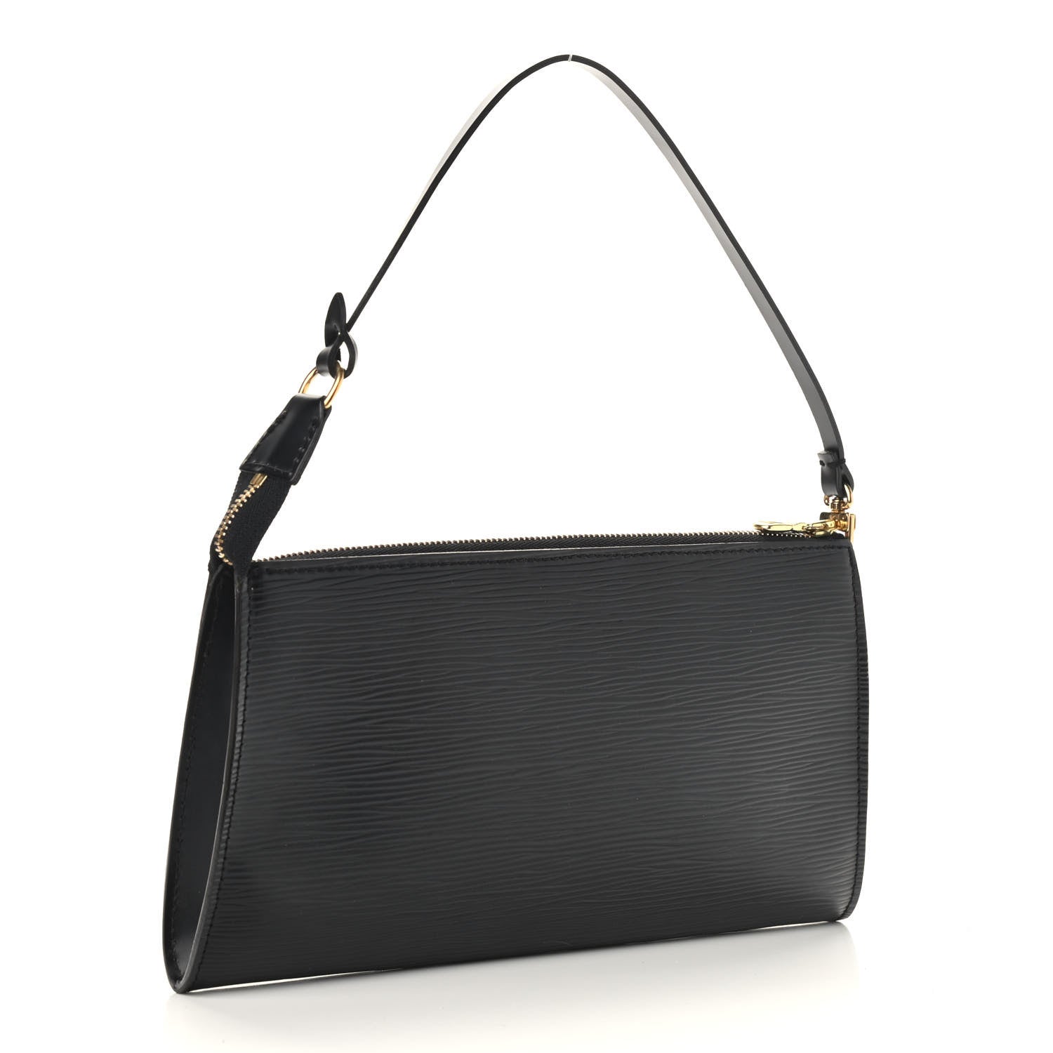Louis Vuitton Epi Pochette Accessories 24 Black 3 of 8
