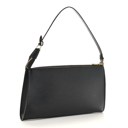 Louis Vuitton Epi Pochette Accessories 24 Black 3 of 8