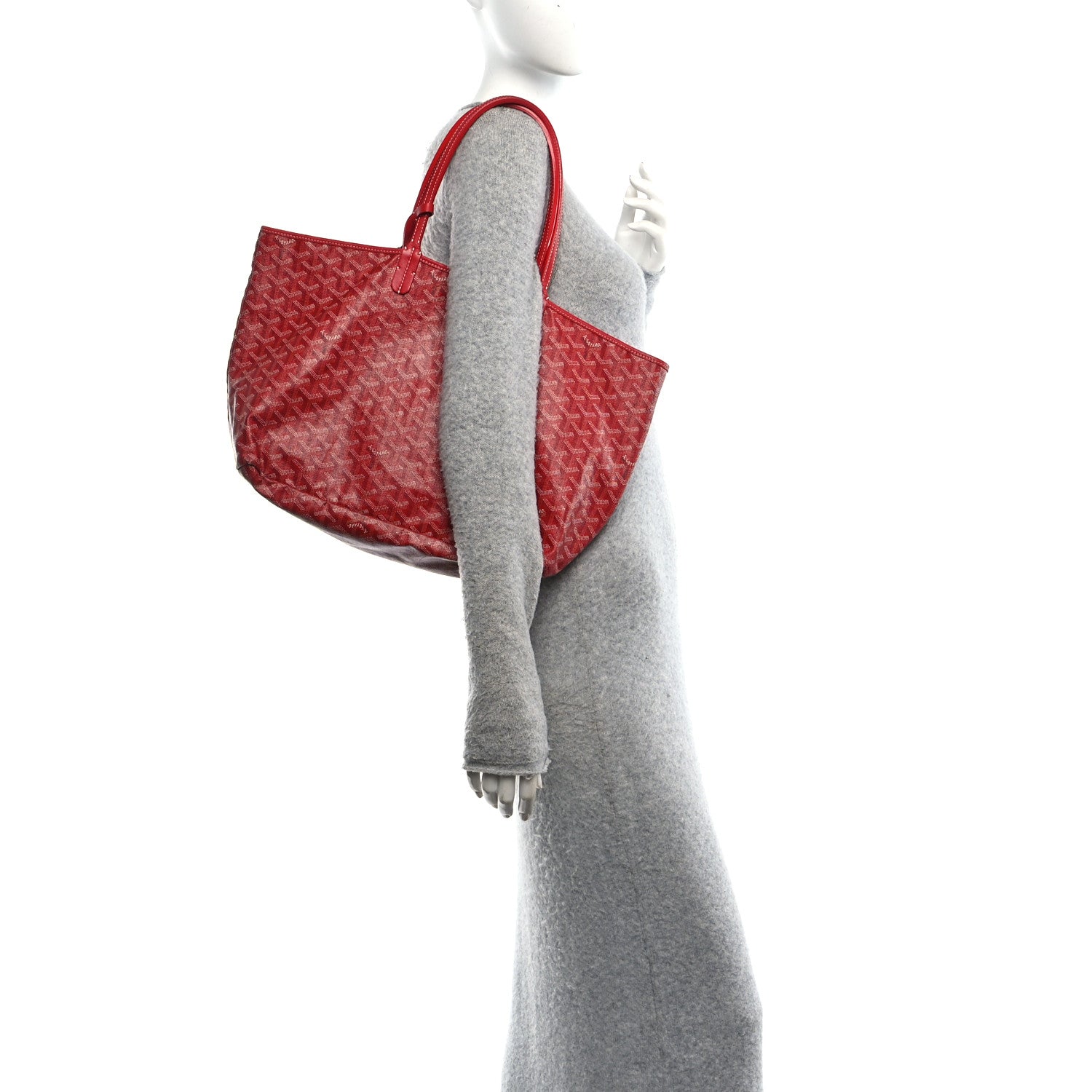 Goyard Goyardine Saint Louis PM Red 2 of 12
