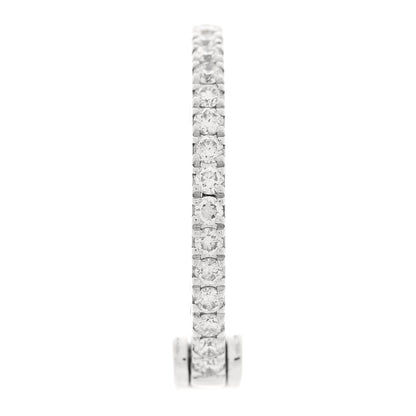 Messika 18K White Gold Diamond Gatsby Mono Clip Single Ear Cuff Earring 1 of 4