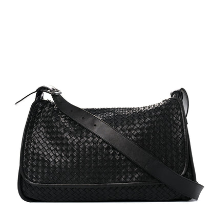 Bottega Veneta Nappa Intrecciato Messenger Bag Black 1 of 22