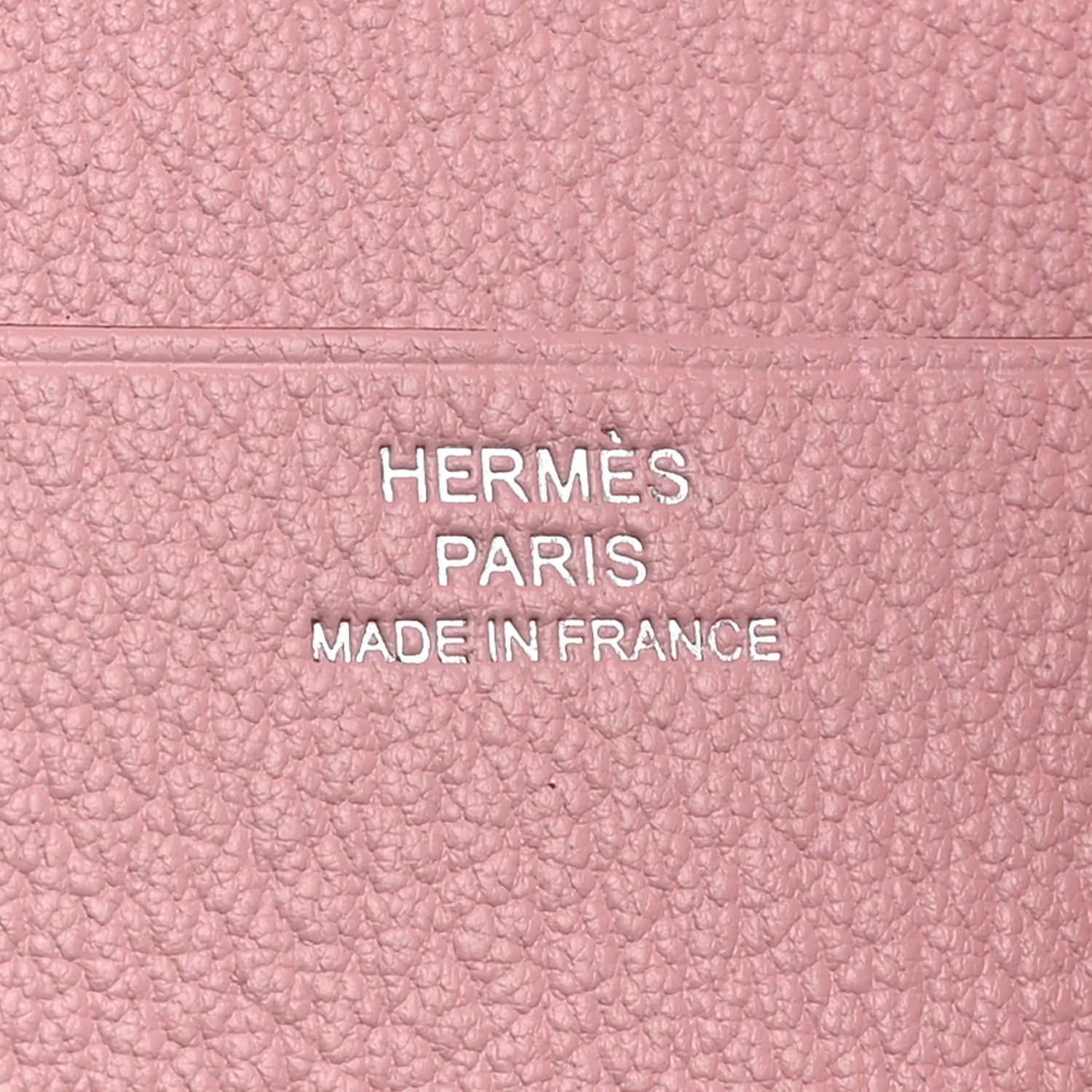 Hermes Chevre Mysore Tri-Fold Compact Bearn Wallet Rose Sakura 6 of 7