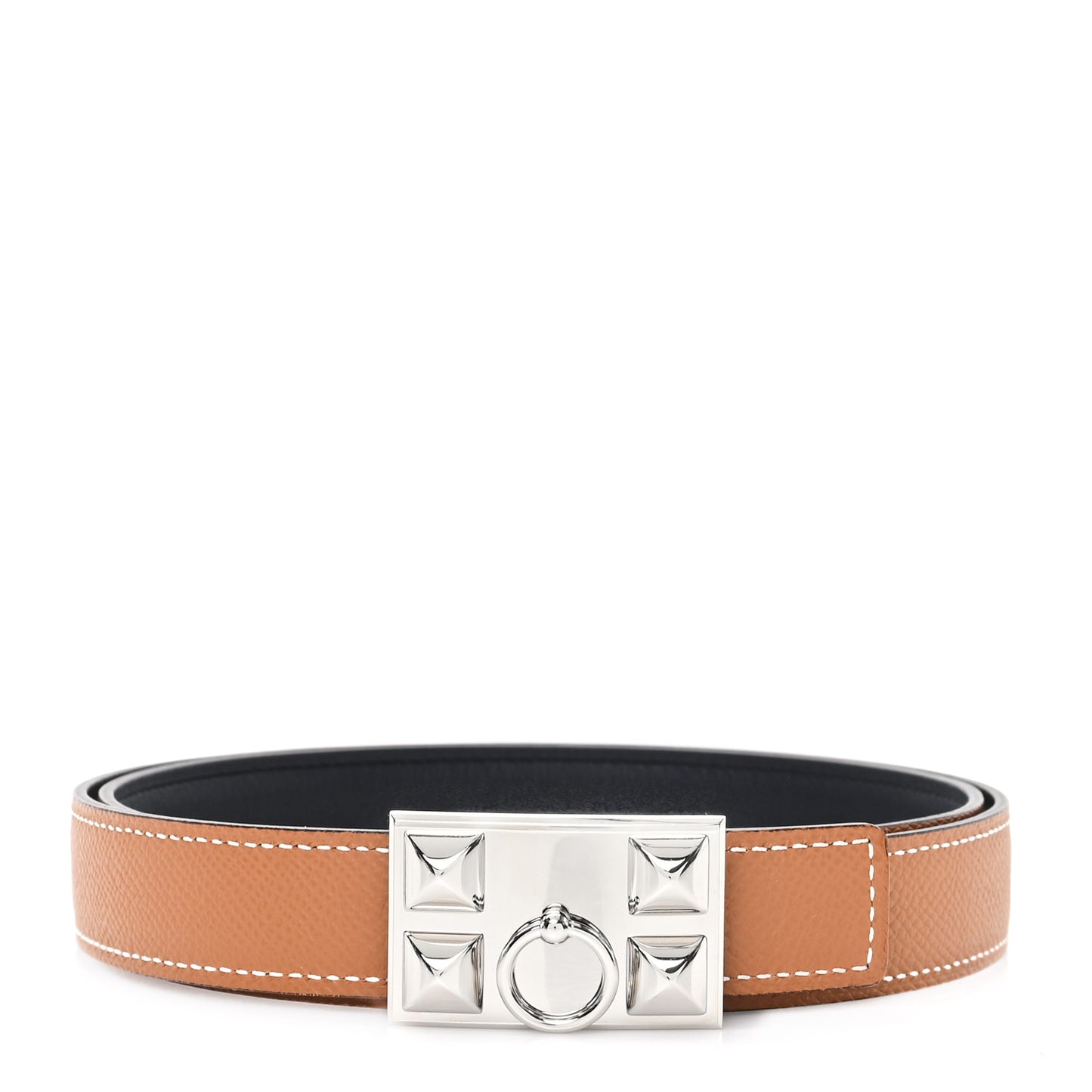 Epsom Swift 24mm Collier De Chien CDC Belt  80 32 Gold Black