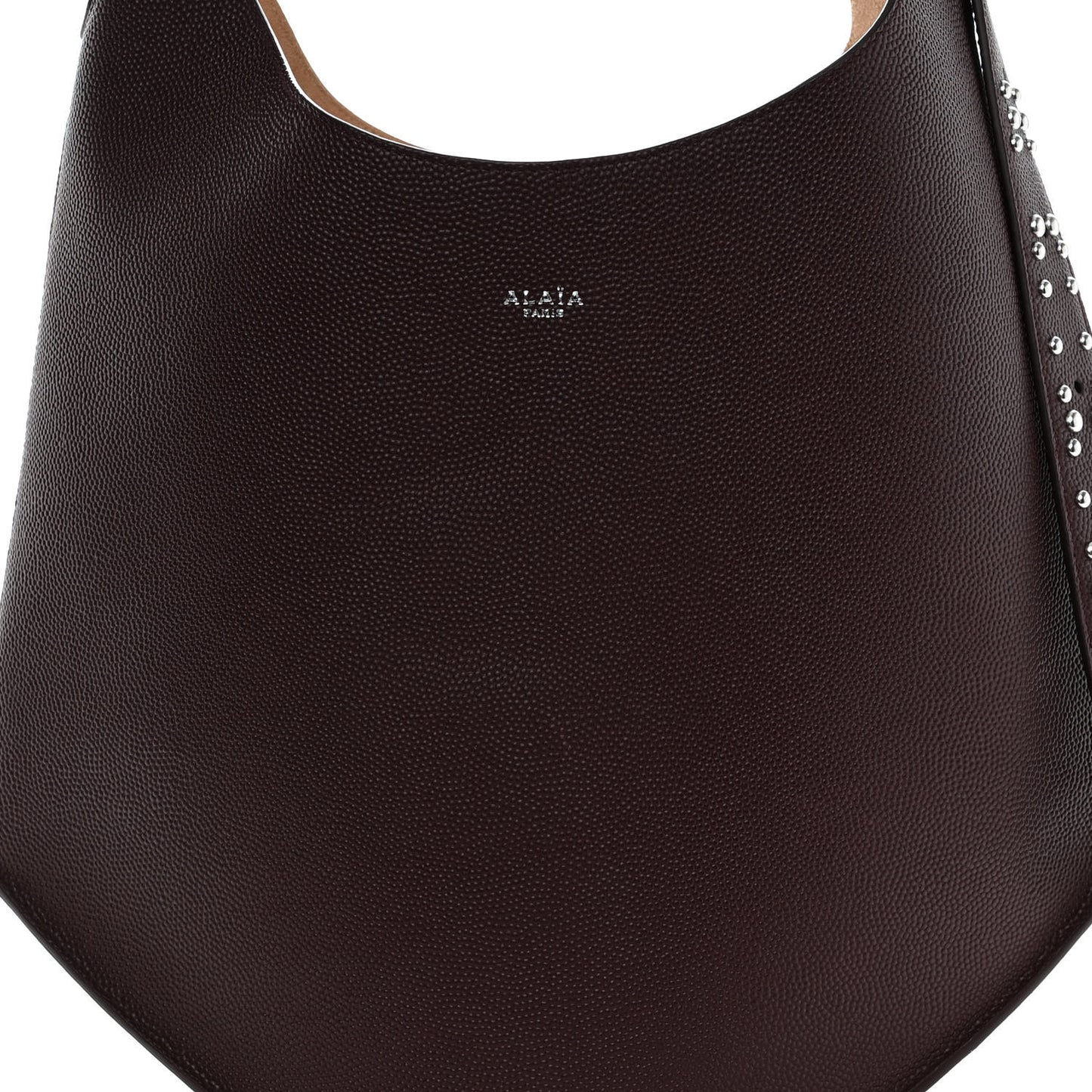 Calfskin Studded Medium Gail Shoulder Bag Almandite