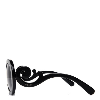 Prada Baroque Sunglasses SPR 27N Black 3 of 7