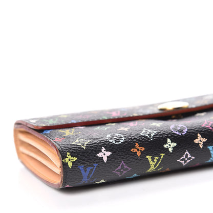 Louis Vuitton Monogram Multicolor Sarah Wallet Black Grenade 8 of 18