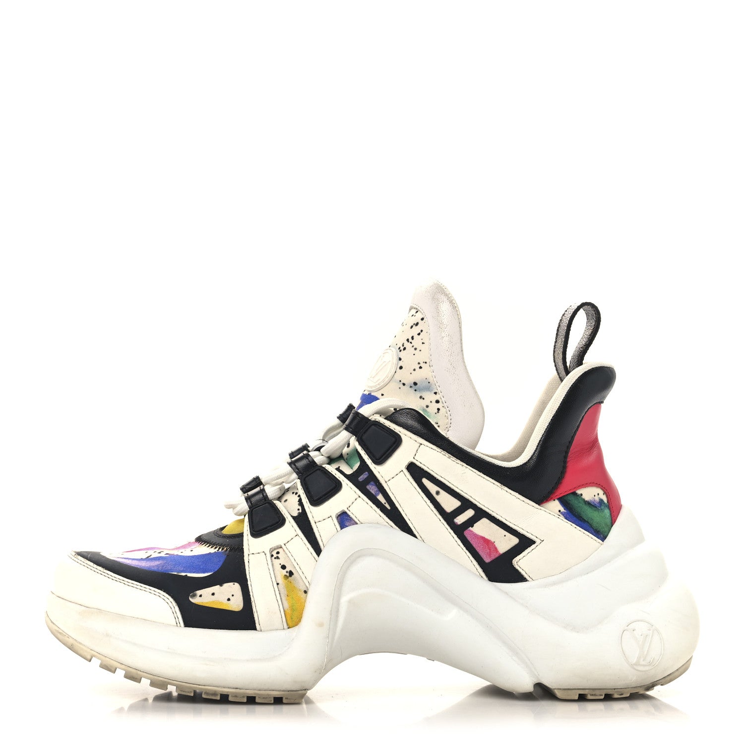 Louis Vuitton Calfskin Monogram LV Archlight Sneakers 39 Multicolor White 1 of 10