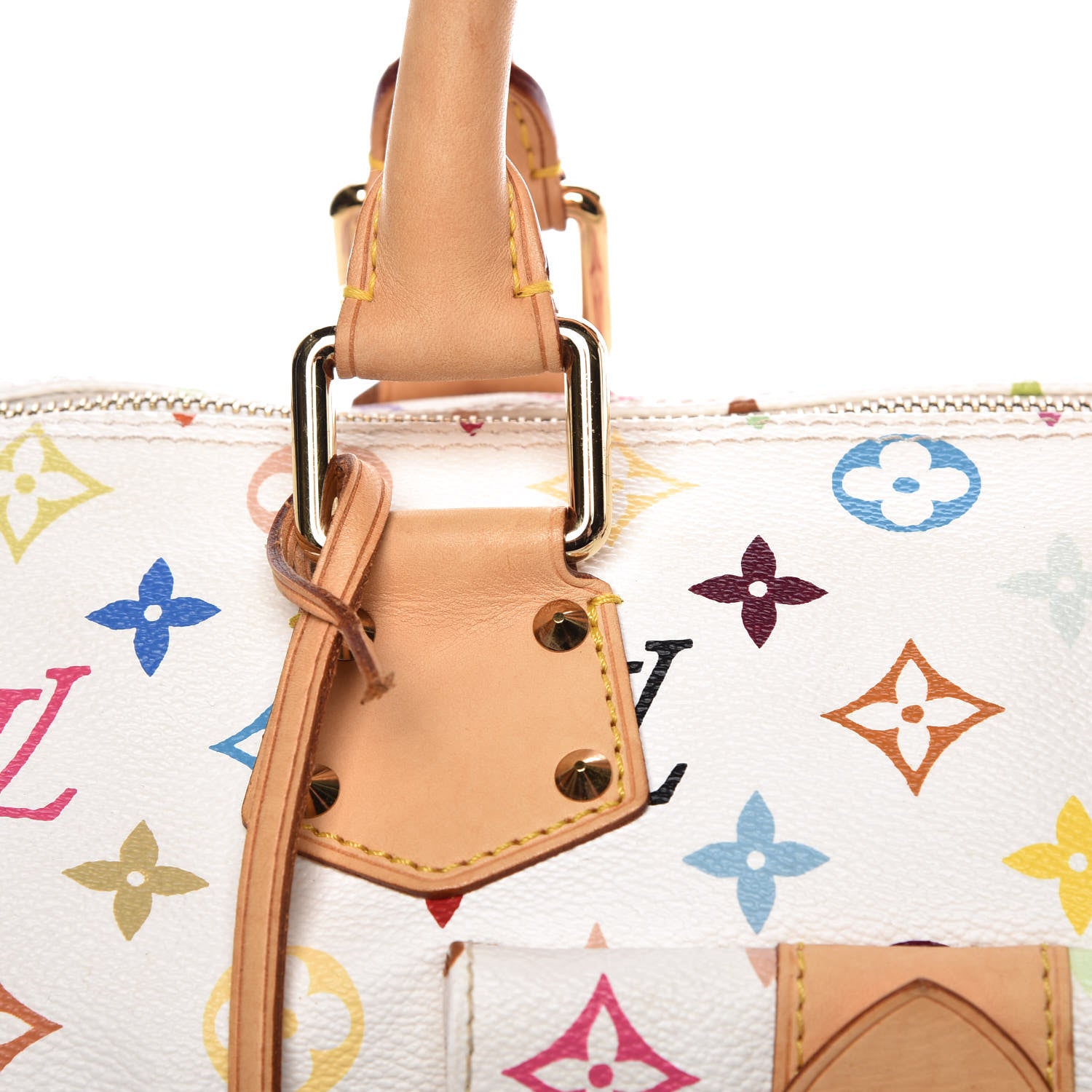 Louis Vuitton Monogram Multicolor Speedy 30 White 12 of 14