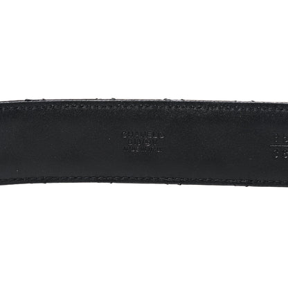 Chanel Calfskin Quilted CC Chain Belt 95 38 Black 3 of 5