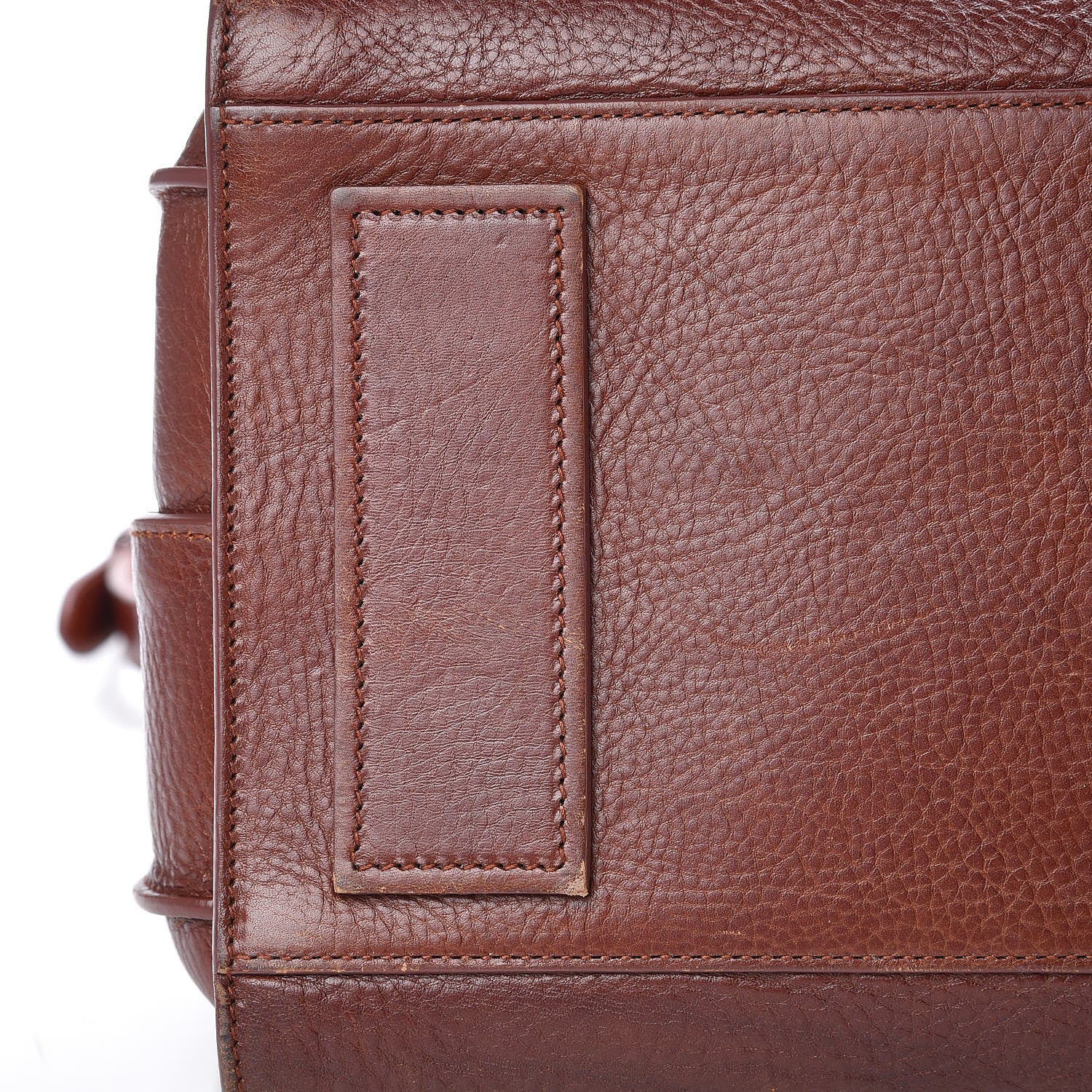 Saint Laurent Grained Calfskin Medium Supple Sac De Jour Dark Brown 12 of 17
