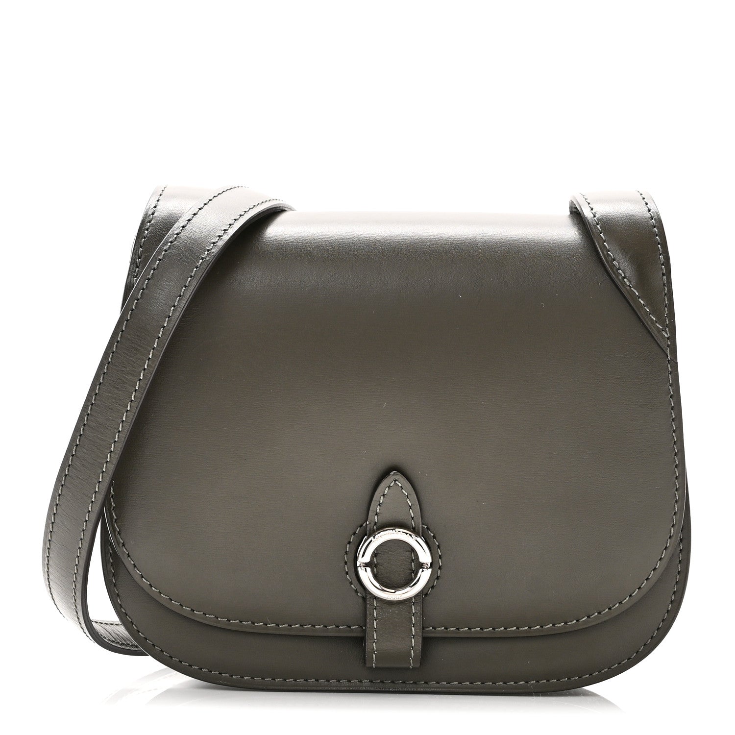 Moynat Box Calfskin Sac Mignon Kaki 1 of 9