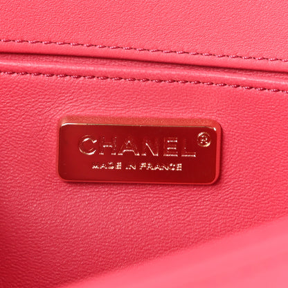 Chanel Snakeskin Small Boy Flap Pink 6 of 10