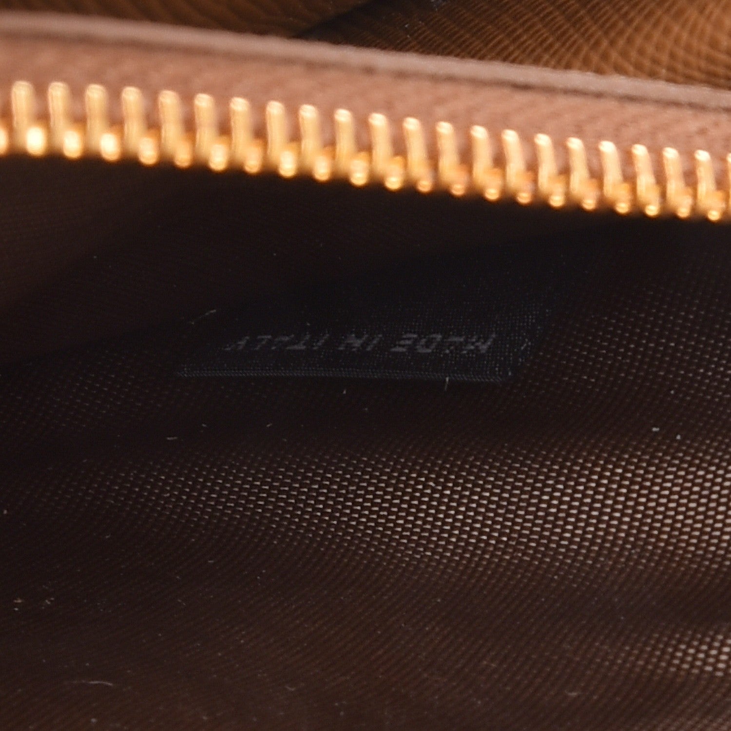 Prada Saffiano Metal Chain Wallet Caramel 7 of 7