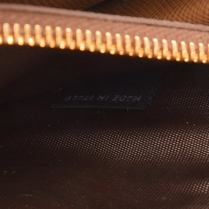 Prada Saffiano Metal Chain Wallet Caramel 7 of 7