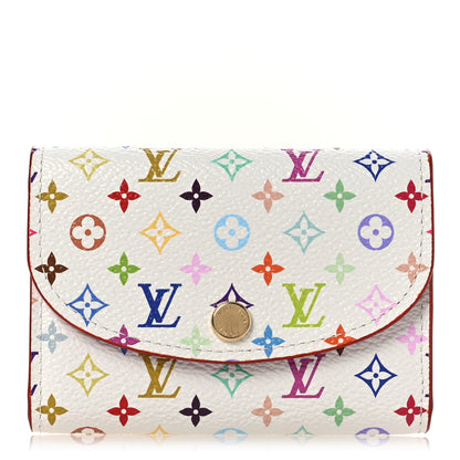 Louis Vuitton LV X TM Monogram Multicolor Rosalie Coin Purse White Kawaii Pink 1 of 7