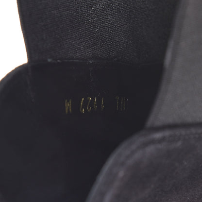 Louis Vuitton Suede Monogram Uniformes Cap Toe Chelsea 75mm Ankle Boots 41 Black 8 of 8