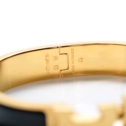 Hermes Narrow Enamel Clic Clac H Bracelet PM Bleu Biarritz 5 of 5