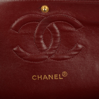 Chanel Lambskin Quilted Medium Double Flap Black 10 of 11