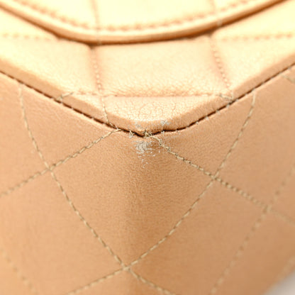 Chanel Metallic Lambskin Quilted Mini Square Flap Bronze 14 of 16