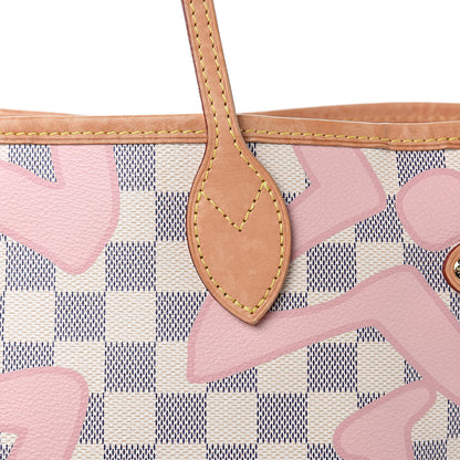 Louis Vuitton Damier Azur Tahitienne Neverfull MM 17 of 22