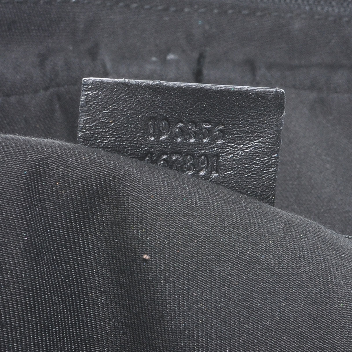 Gucci Denim Monogram Large Carry On Duffle Black 9 of 9