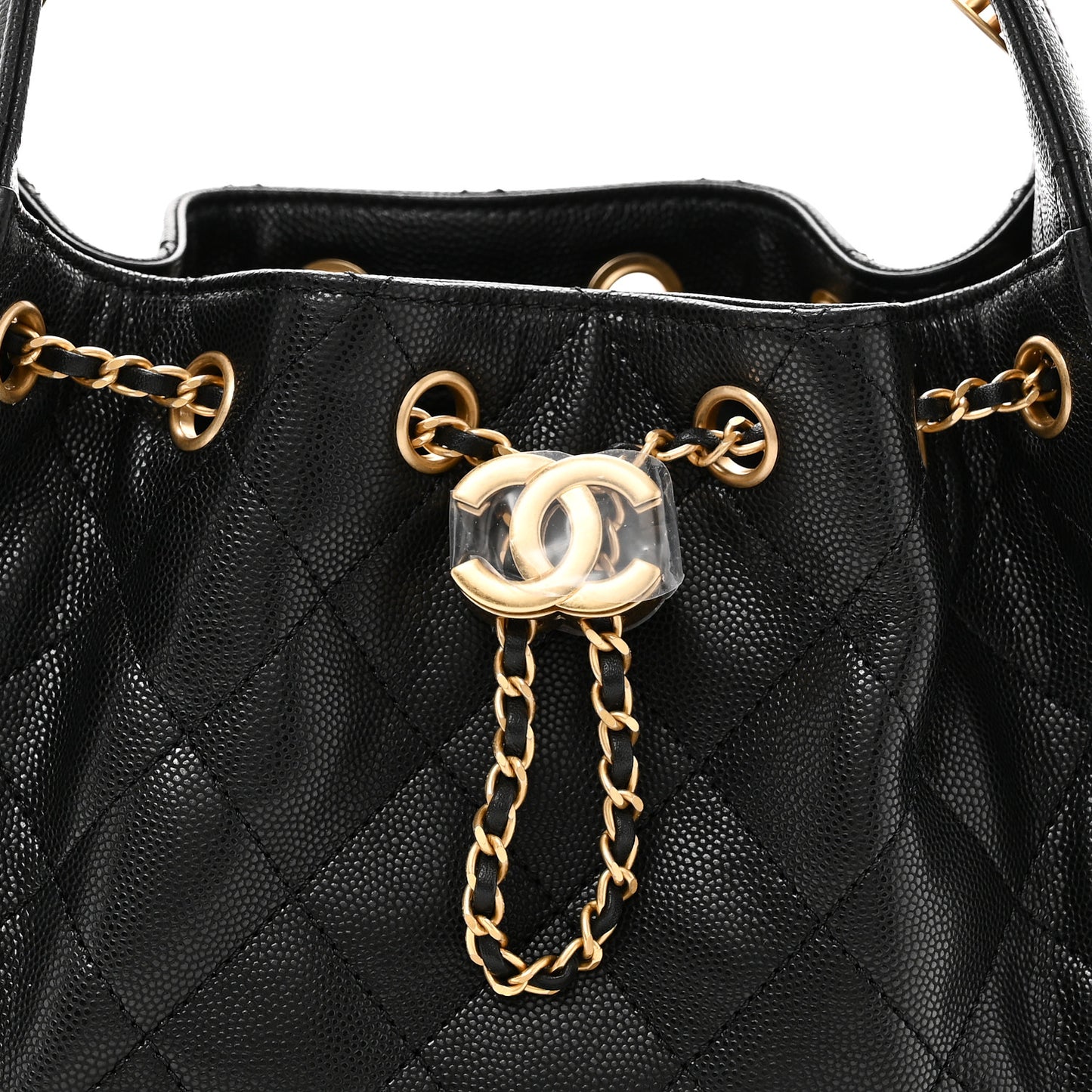 Caviar Quilted Mini Chanel 25 Handbag Black