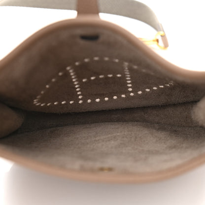 Hermes Taurillon Clemence Amazone Evelyne TPM Etoupe Etain 5 of 13