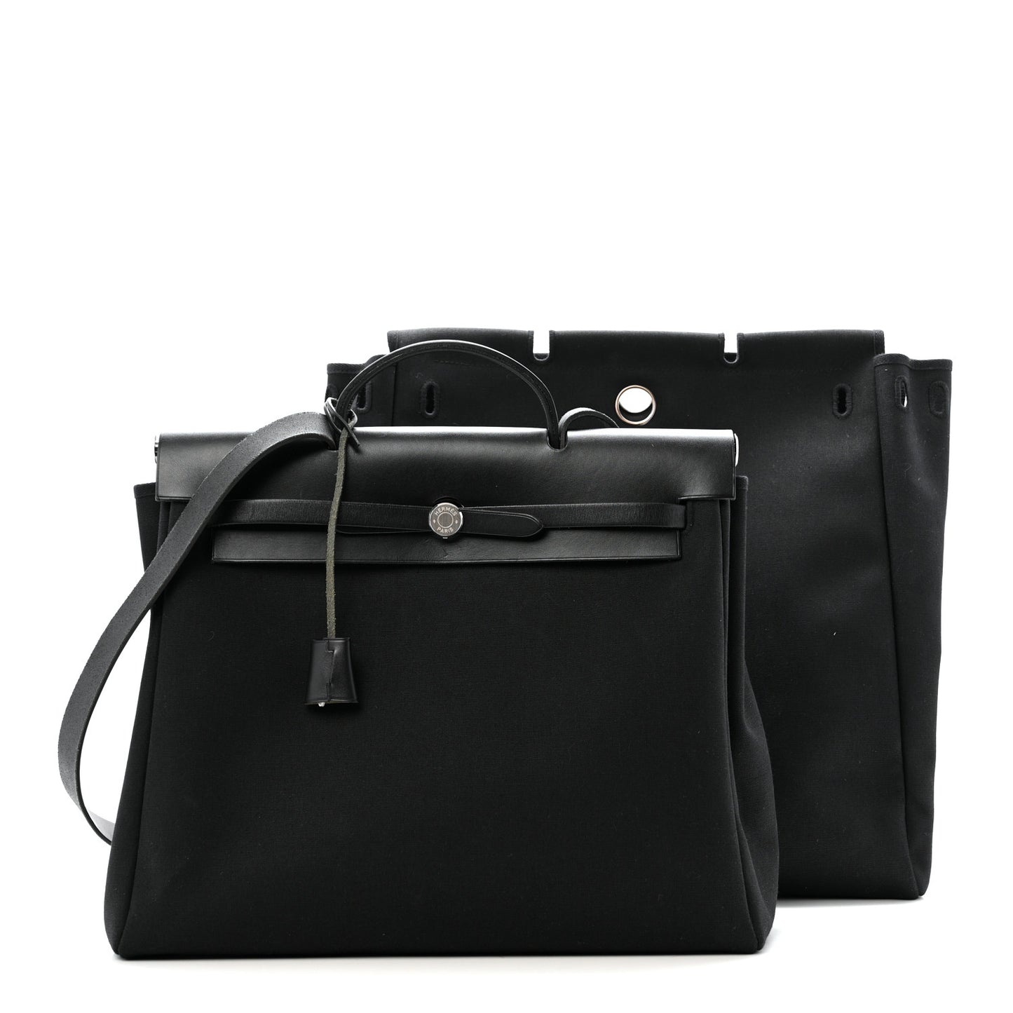 oile Vache Calfskin Herbag 39 MM Black